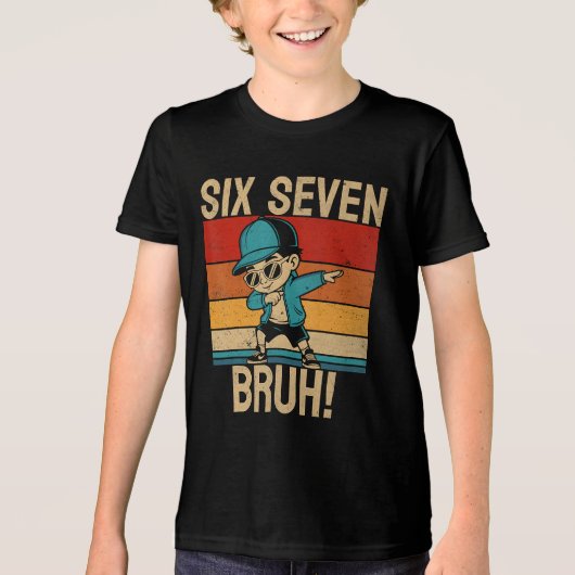 6 7 ダンシングナンバー 六七 ブラフ トライブレンドＴシャツ (正面)