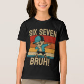 6 7 ダンシングナンバー 六七 ブラフ トライブレンドＴシャツ (正面)