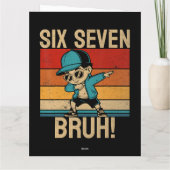 6 7 ダンシングナンバー Six Seven ブラフ カード (裏面)