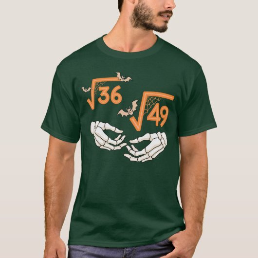 6 7 ハロウィン 数学 平方根 67 ミーム Gen Alpha S Tシャツ (正面)