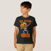 6 7 ハロウィン 67 ミーム Six Seven ダビング Gen Alpha Tシャツ (正面フル)