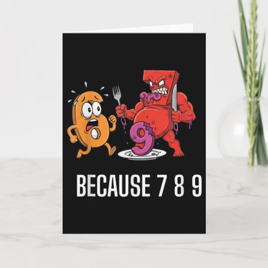 6 7 ミームジョーク 7 8 9 面白い子供 67 カード (正面)