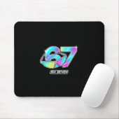 6 7 ミーム シックス セブン サングルス Gen Alpha 楽しいデザイン マウスパッド (マウス)
