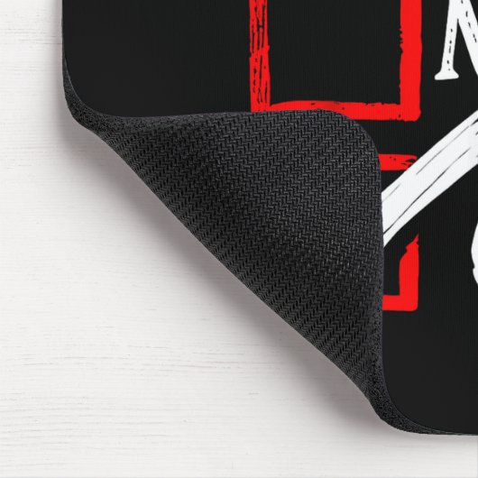 6-7 メモ いい子 悪い子 67 クリスマス 脳が腐るほど面白い マウスパッド (コーナー)