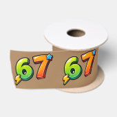 6 7 メンバー男子 誕生日 サテンリボン (リール)