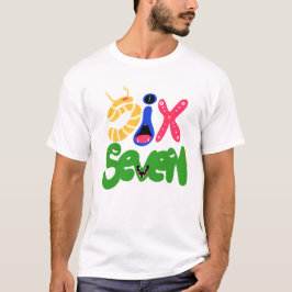 6 7 モンスター Tシャツ
