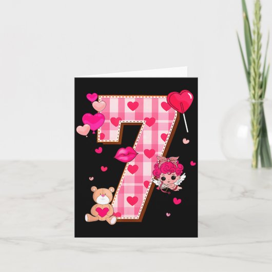 6 7 六七 メモ Slag Gen Alpha バレンタイン マッチ カード (正面)