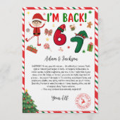 6 7 妖精の到着レター - 面白い妖精の手紙 - 67 招待状 (正面)