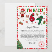 6 7 妖精の到着通知 - 面白い妖精の手紙 - 67 招待状 (正面/裏面)