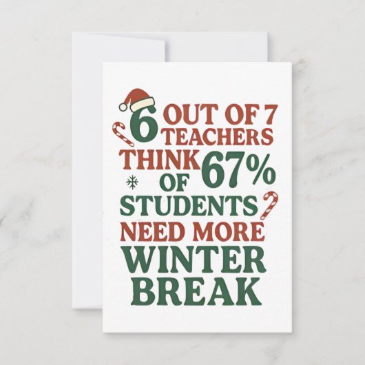 6 7 教師 ろく なな サンタ ジェン アルファ カード (正面)