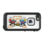 6’7” 生存に欠かせない化学元素 LifeProof iPhoneケース (裏面横)