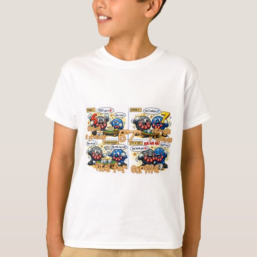 6’7” 生存に欠かせない化学元素  Tシャツ (正面)