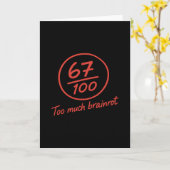 6 7 脳腐れ 小学校教師 ミーム 面白い 67 陸 カード (黄色い花)