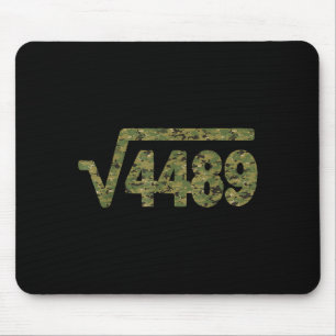 6 7 軍隊パターンメモ平方根 4489 スラング 数学 マウスパッド