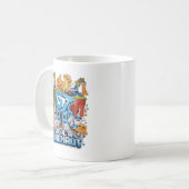 6 7 67 脳腐敗ミーム 面白いギフト コーヒーマグカップ (正面左)