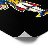 6-7 7-6 Funny George Washington Six Seven Meme  ポスター (角)