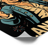 6-7 7-6 George Washington Meme Funny 67 Design  ポスター (角)