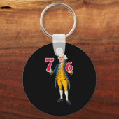 6 7 7 6 George Washington Six Seven  キーホルダー (正面)
