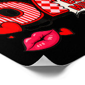 6 7 Be Mine バレンタインデーTシャツ かわいい 6 7 メッセージ ポスター (角)
