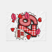 6 7 Be Mine Valentine’s Day Shirt Cute Six Seven M フリースブランケット (正面(横))