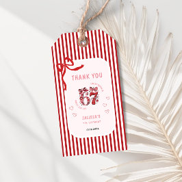 6 7 Birthday for Girls, Pink Kids 7th Birthday ギフトタグ