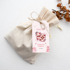 6 7 Birthday for Girls, Pink Six Seven Kids Party  ギフトタグ