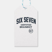 6 7 Certified Brain Rot ギフトタグ (裏面)