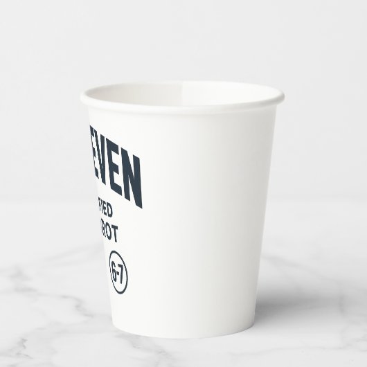 6 7 Certified Brain Rot 紙コップ (左)