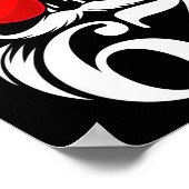 6 7 Christmas 67 Santa Six Seven Christmas  ポスター (角)