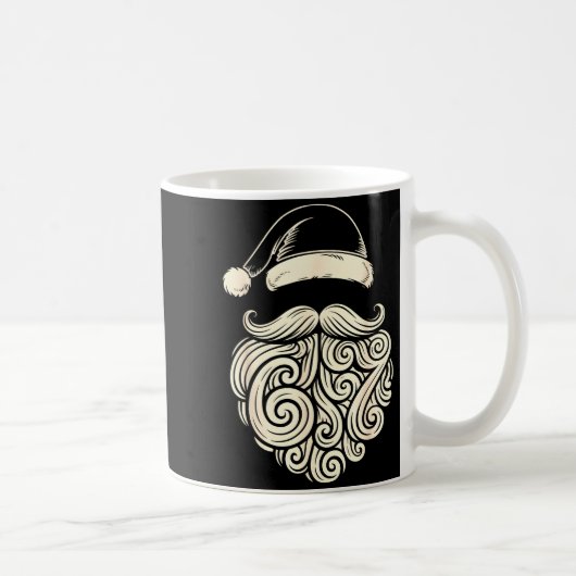 6 7 Christmas 67 Santa Six Seven Christmas Boys Te コーヒーマグカップ (右)