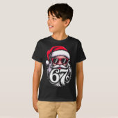 6 7 Christmas 67 Santa Six Seven  Tシャツ (正面フル)