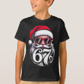 6 7 Christmas 67 Santa Six Seven Tシャツ (正面)