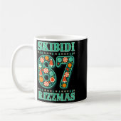 6 7 Christmas Skibidi Rizzmas 67 Meme Gen Alpha Sl コーヒーマグカップ (左)