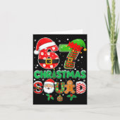 6-7 Christmas Squad Funny 67 Six Seven Meme Xmas 6 カード (正面)