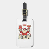 6 7 Crew 面白いサンタクリスマスミーム ラゲッジタグ (正面縦)