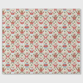 6-7 Crew Christmas ラッピングペーパー (フラット)