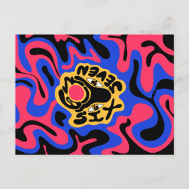 6 7 curvy waves シーズンポストカード