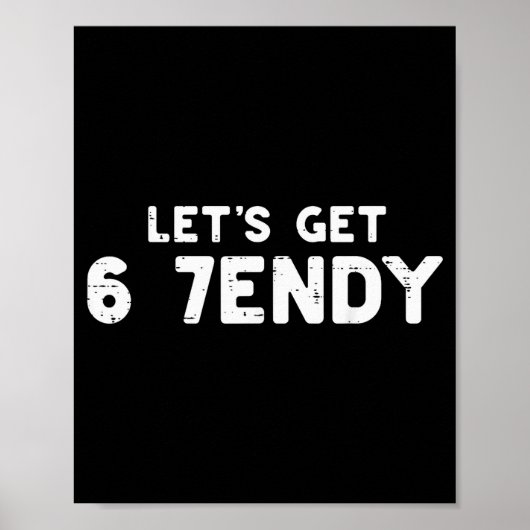 6+7+Endy+67コスチュームのミーム 六 七 少年 ポスター (正面)