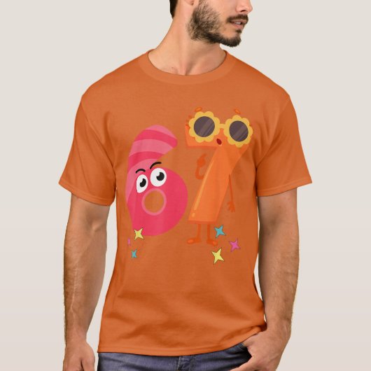 6 7 foreacher si セブン ファニー tシャツ (正面)
