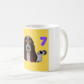 6 7 Funny Crazy Doggie Mug コーヒーマグカップ (正面右)