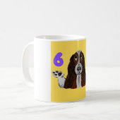 6 7 Funny Crazy Doggie Mug コーヒーマグカップ (正面左)