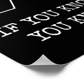 6 7 Funny If You Know You Know Meme Six Seven  ポスター (角)