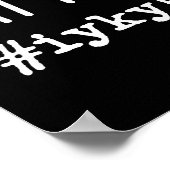 6 7 Funny If You Know You Know Tally Marks Six Sev ポスター (角)