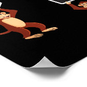 6 7 Funny Matching Teachers Halloween Costume Monk ポスター (角)