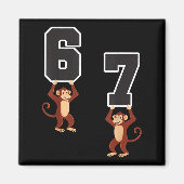 6 7 Funny Matching Teachers Halloween Costume Monk マグネット (正面)