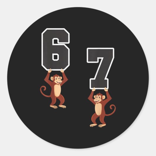 6 7 Funny Matching Teachers Halloween Costume Monk ラウンドシール (正面)