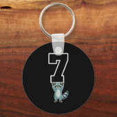 6 7 Funny Matching Teachers Halloween Costume Racc キーホルダー (正面)