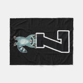 6 7 Funny Matching Teachers Halloween Costume Racc フリースブランケット (正面(横))