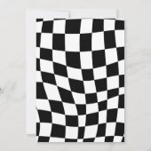 6 7 Funny Meme black & white kid birthday 招待状 (裏面)