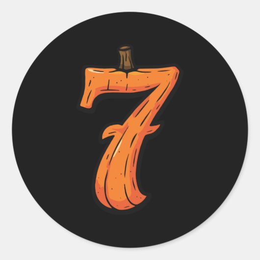 6 7 Funny Six Seven Halloween Costume Matching Cou ラウンドシール (正面)